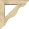 Ekena Millwork Funston Traditional Rough Sawn Bracket w/ Offset Brace, Douglas Fir, 6"W x 26"D x 26"H BKT0604X26X26FST01RDF - alternate 4